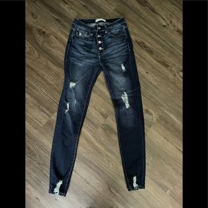 KanCan skinny jeans, size 9/28”